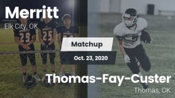 Matchup: Merritt  vs. Thomas-Fay-Custer  2020