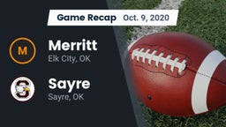 Recap: Merritt  vs. Sayre  2020