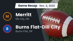 Recap: Merritt  vs. Burns Flat-Dill City  2020