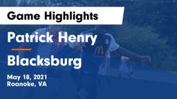 Patrick Henry  vs Blacksburg  Game Highlights - May 18, 2021