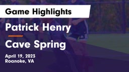 Patrick Henry  vs Cave Spring  Game Highlights - April 19, 2023