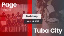 Matchup: Page vs. Tuba City 2016
