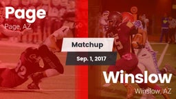 Matchup: Page vs. Winslow  2017