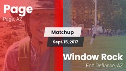 Matchup: Page vs. Window Rock  2017