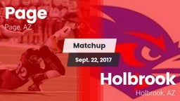 Matchup: Page vs. Holbrook  2017