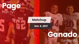 Matchup: Page vs. Ganado  2017