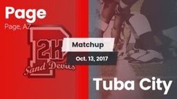 Matchup: Page vs. Tuba City  2017