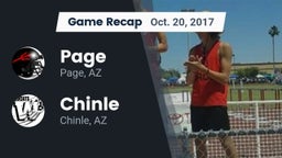Recap: Page  vs. Chinle  2017