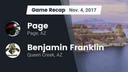 Recap: Page  vs. Benjamin Franklin  2017