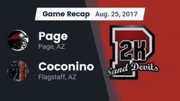 Recap: Page  vs. Coconino  2017