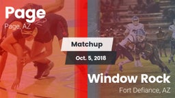 Matchup: Page vs. Window Rock  2018