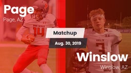 Matchup: Page vs. Winslow  2019