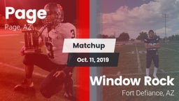 Matchup: Page vs. Window Rock  2019