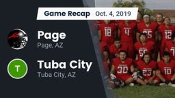 Recap: Page  vs. Tuba City  2019