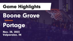 Boone Grove  vs Portage  Game Highlights - Nov. 28, 2023