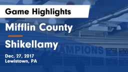 Mifflin County  vs Shikellamy  Game Highlights - Dec. 27, 2017
