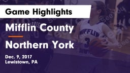 Mifflin County  vs Northern York  Game Highlights - Dec. 9, 2017