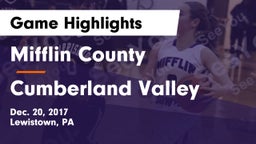 Mifflin County  vs Cumberland Valley  Game Highlights - Dec. 20, 2017