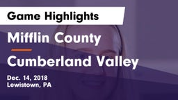 Mifflin County  vs Cumberland Valley  Game Highlights - Dec. 14, 2018