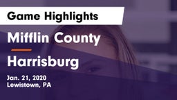 Mifflin County  vs Harrisburg  Game Highlights - Jan. 21, 2020