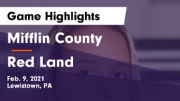 Mifflin County  vs Red Land  Game Highlights - Feb. 9, 2021