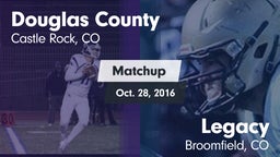 Matchup: Douglas County High vs. Legacy   2016