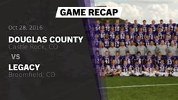 Recap: Douglas County  vs. Legacy   2016