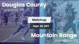 Matchup: Douglas County High vs. Mountain Range  2017