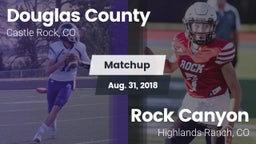 Matchup: Douglas County High vs. Rock Canyon  2018
