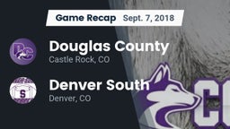 Recap: Douglas County  vs. Denver South  2018