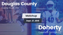 Matchup: Douglas County High vs. Doherty  2018