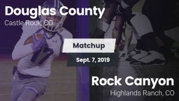 Matchup: Douglas County High vs. Rock Canyon  2019