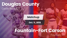 Matchup: Douglas County High vs. Fountain-Fort Carson  2019