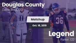 Matchup: Douglas County High vs. Legend  2019