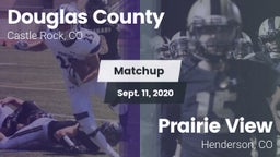Matchup: Douglas County High vs. Prairie View  2020