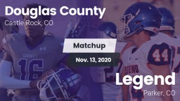Matchup: Douglas County High vs. Legend  2020