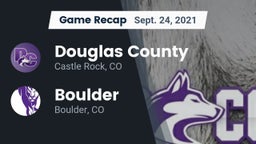 Recap: Douglas County  vs. Boulder  2021