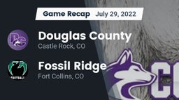 Recap: Douglas County  vs. Fossil Ridge  2022