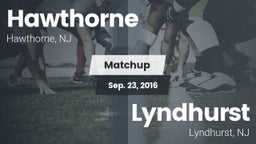 Matchup: Hawthorne vs. Lyndhurst  2016