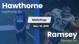 Matchup: Hawthorne vs. Ramsey  2016