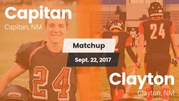 Matchup: Capitan  vs. Clayton  2017