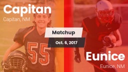 Matchup: Capitan  vs. Eunice  2017