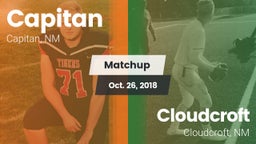 Matchup: Capitan  vs. Cloudcroft  2018
