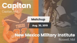 Matchup: Capitan  vs. New Mexico Military Institute  2019