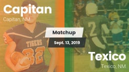 Matchup: Capitan  vs. Texico  2019