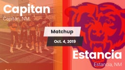 Matchup: Capitan  vs. Estancia  2019