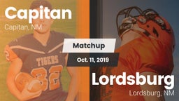 Matchup: Capitan  vs. Lordsburg  2019