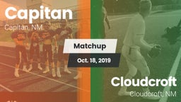 Matchup: Capitan  vs. Cloudcroft  2019