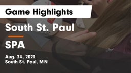 South St. Paul  vs SPA Game Highlights - Aug. 24, 2023