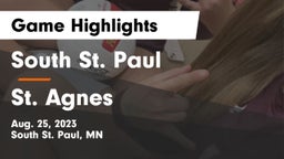 South St. Paul  vs St. Agnes  Game Highlights - Aug. 25, 2023